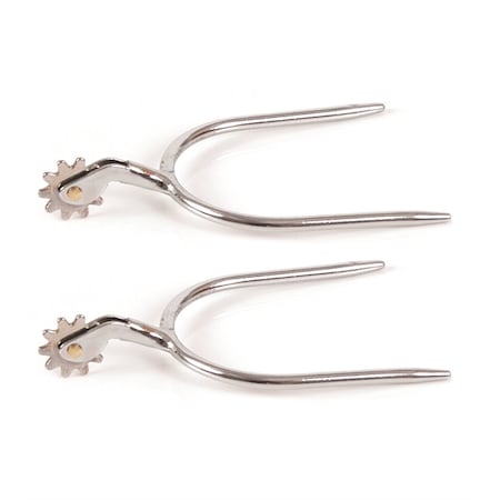 Jacks Imports Chrome Plated Quick Slip On Spurs MENS 10471-MEN